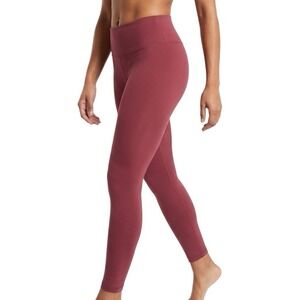 Nike Leggings One Luxe Women's Small Mid Rise Performance Dri Fit Canyon Rust